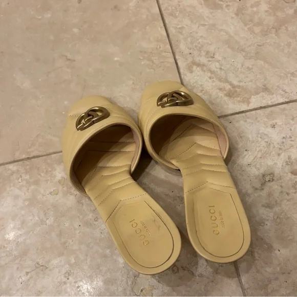 Gucci GG Marmont Matelasse Heels - Picture 6 of 8